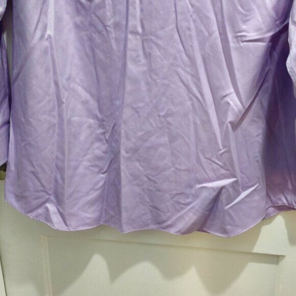 Joseph Abboud Long Sleeve Dress Shirt - Big/Tall - Lavender - 18.5 Neck - Picture 14 of 14